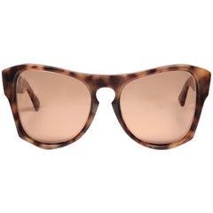 New Vintage Yves Saint Laurent YSL " Vanessa " Tortoise 1970 France Sunglasses