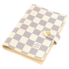 Louis Vuitton Agenda Fonctionnel PM Damier Azur Canvas Agenda Cover