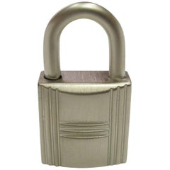 Hermès Cadenas Lock & 2 Keys For Birkin or Kelly bag Brush Finish/ BRAND NEW