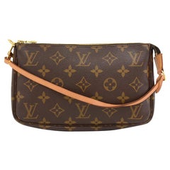 Used Louis Vuitton Pochette Accessoires Monogram Canvas Hand Bag