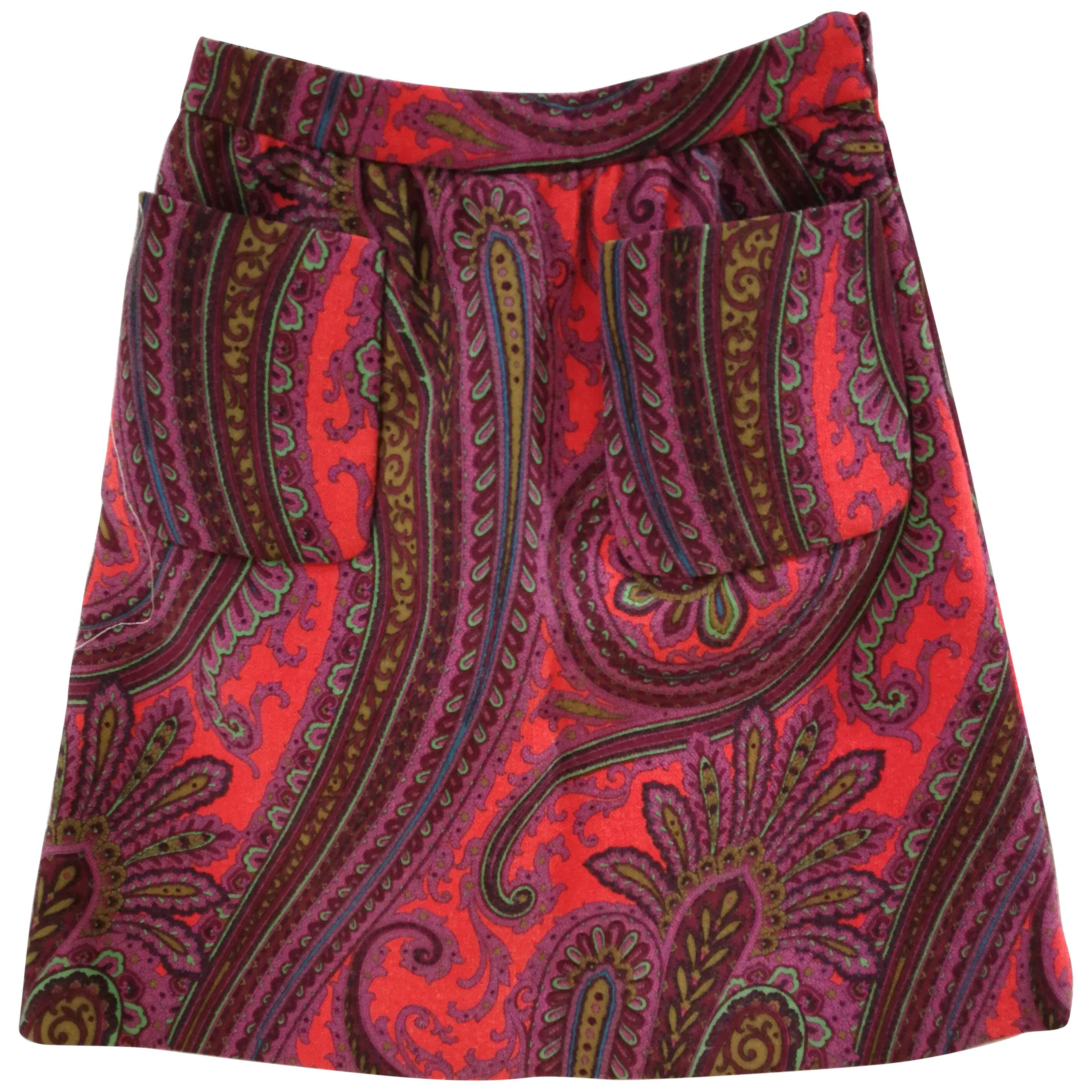 Miu Miu multicoloured Wool Skirt