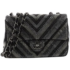 Chanel CC Flap Bag Strass Embellished Leather Small