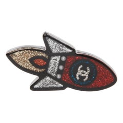 Chanel rocket ship brooch