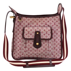 Louis Vuitton Besace Mary Kate Red Monogram Mini Canvas Shoulder Bag