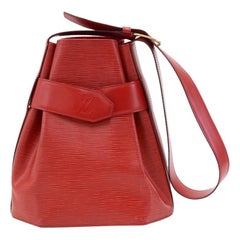 Buy Authentic LOUIS VUITTON Sac D'epaule Red Epi Leather Online in India 