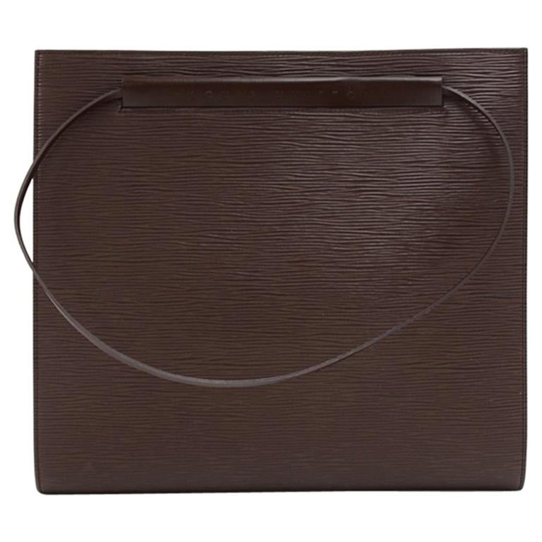 Louis Vuitton Saint Tropez Mocha Brown Epi Leather Shoulder Bag