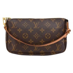 Used Louis Vuitton Pochette Accessoires Monogram Canvas Hand Bag