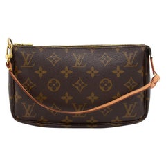 Louis Vuitton Pochette Accessoires Monogram Canvas Hand Bag