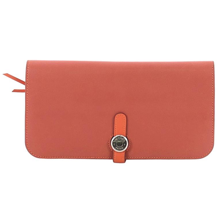 Hermes Dogon Recto Verso Leather Wallet at 1stDibs | dogon recto-verso ...