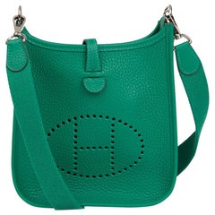 Hermes Vert Vertigo Clemence Leder Evelyne III TPM