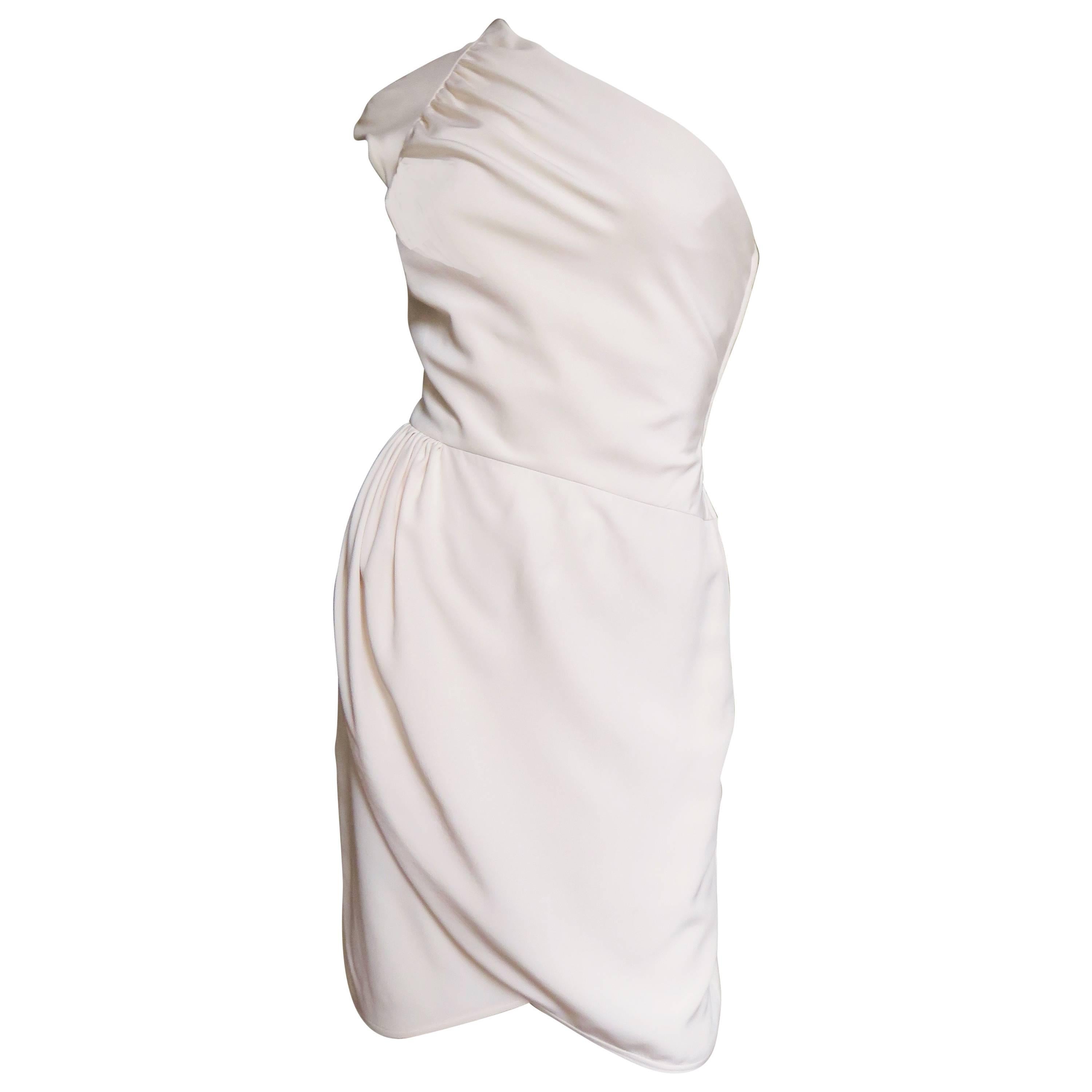 Valentino Boutique One Shoulder Wrap Dress