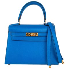 HERMES 1999 MINI KELLY 20 Rouge Vif Lizard – AMORE Vintage Tokyo