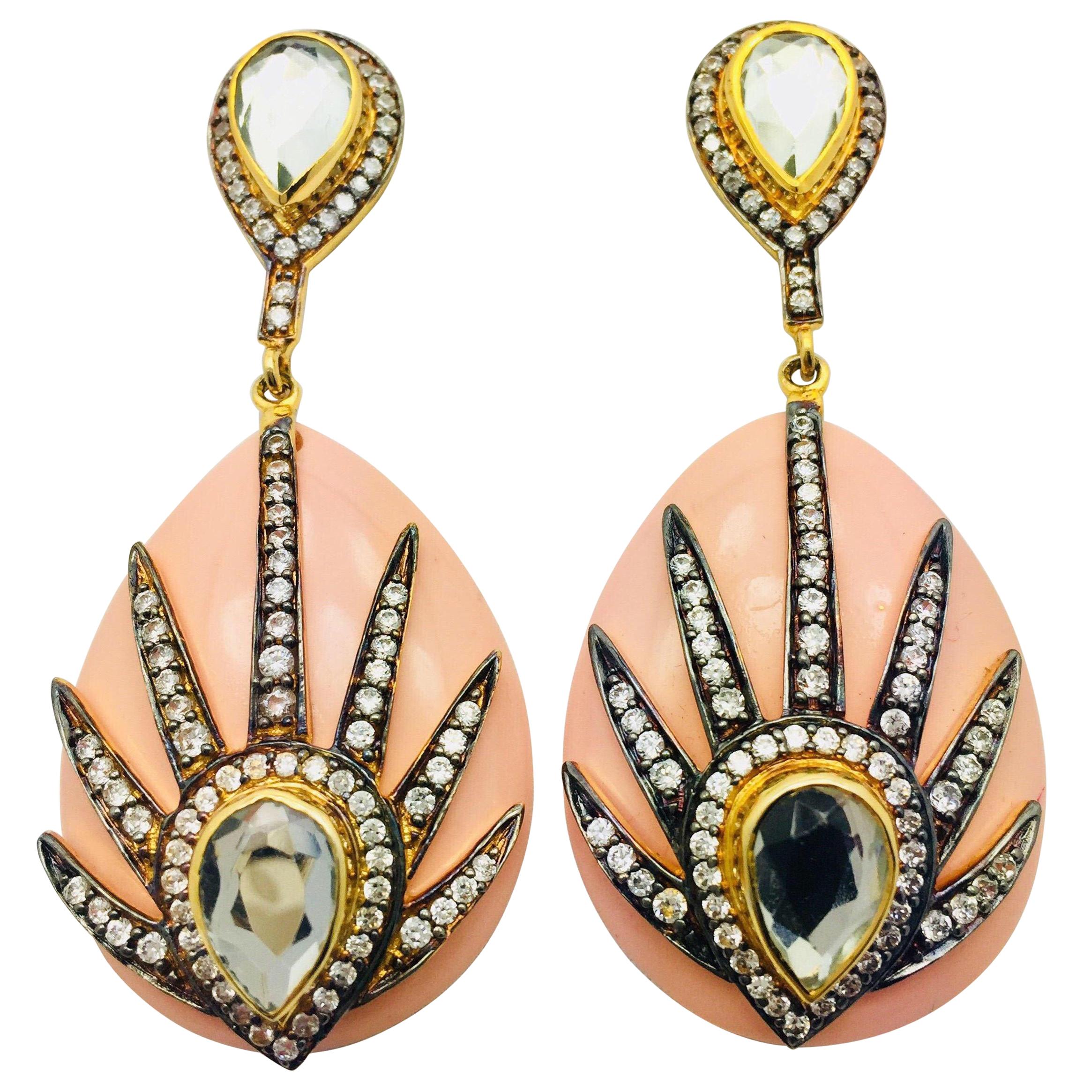 Meghna Jewels Mohawk Earrings 