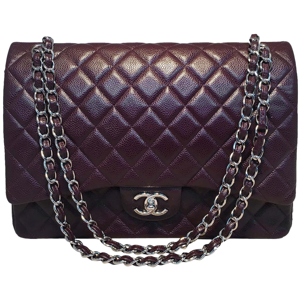 Chanel Purple Leather Top Stitch CC Pocket Tote – Ladybag International