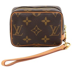 Used Louis Vuitton Trousse Wapity Monogram Canvas Pouch Bag