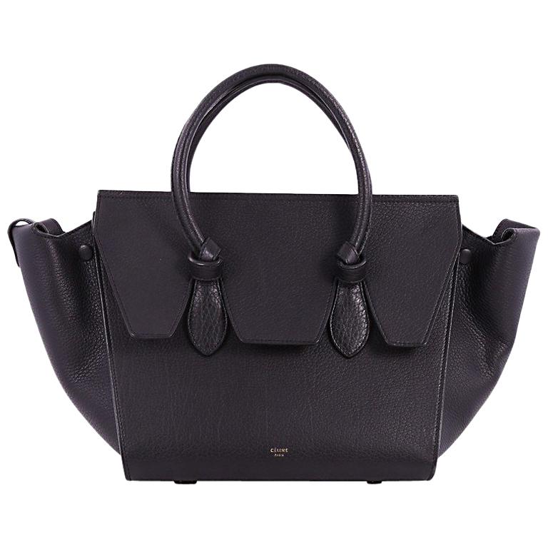 Celine Tie Knot Tote Grainy Leather Small