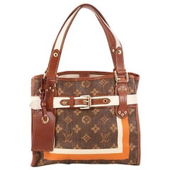 Handbags Louis Vuitton Louis Vuitton LV Painted Can Shoulder Bag PVC Leather Orange M81590 Auth 48511a