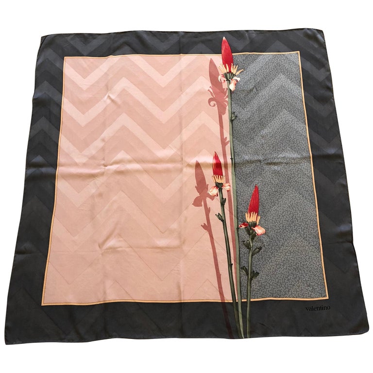 Valentino Silk Scarf at 1stDibs valentino scarf sale