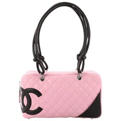 Chanel Cambon Bowler Bag Quilted Leather Medium