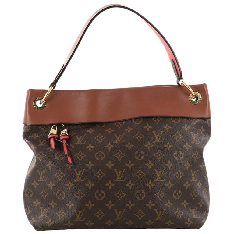 Louis Vuitton Tuileries Hobo Monogram Canvas with Leather at 1stDibs