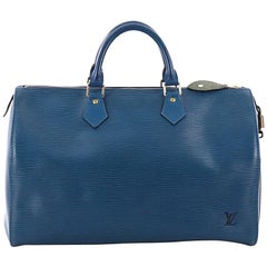 Used Louis Vuitton Speedy Handbag Epi Leather 35