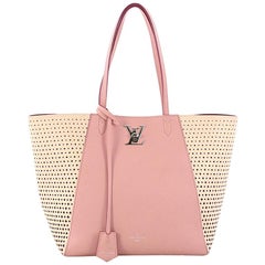 Louis Vuitton Lockme Cabas Perforated Leather