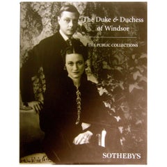 Vintage The Duke & Duchess of Windsor's Sotheby's Estate Auction Catalog Circa 1997