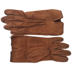 Hermes Vintage kid leather Gloves