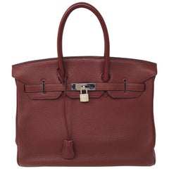 Hermes Birkin Burgundy 35