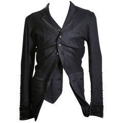 Galliano Waistcoat with Ombre Beaded Cuffs and Inner Attached Vest, Spring 2011