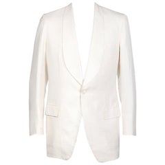 Jack Taylor - Veste de soirée personnalisée en jacquard de soie blanche