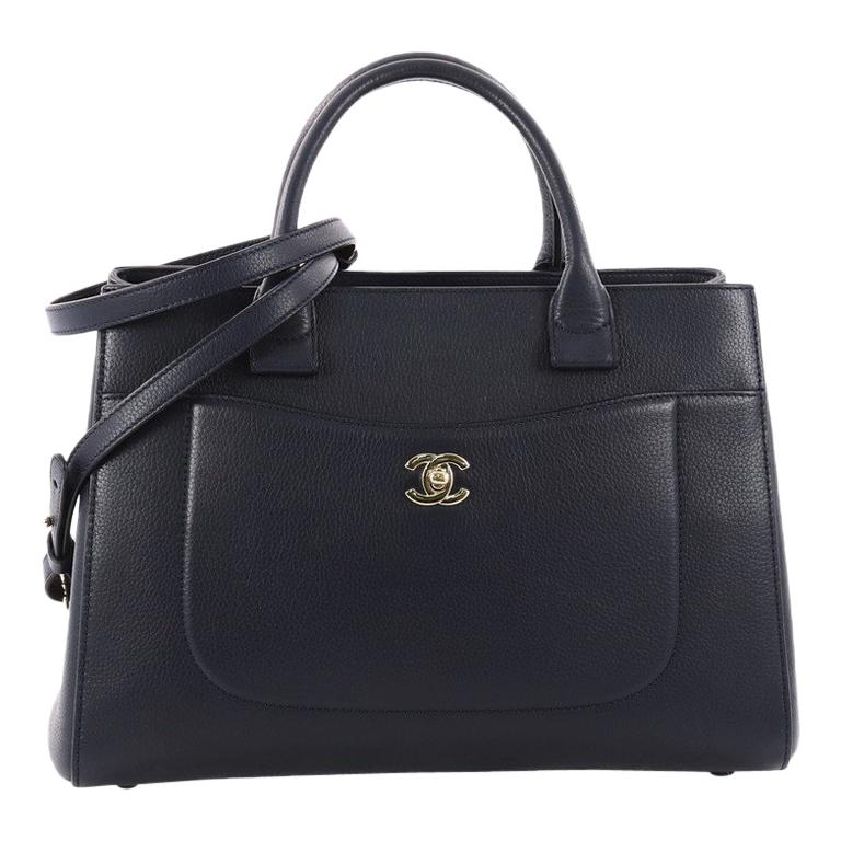 Chanel Neo Executive Tote Grained Calfskin Small 