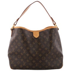 Louis Vuitton Monogram Canvas Delightful GM Bag For Sale at 1stDibs