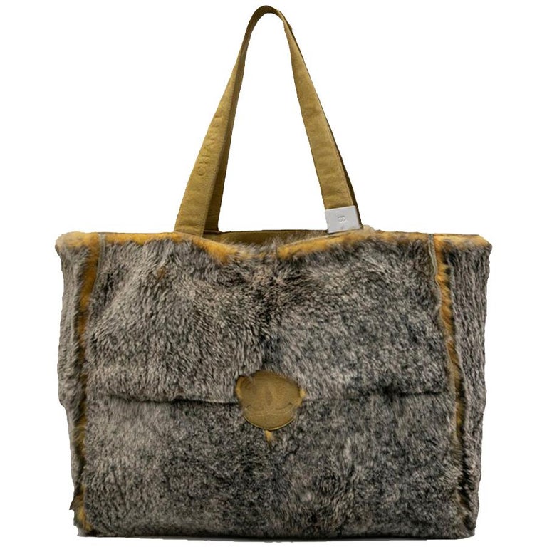 Chanel Fur Handbag - 57 For Sale on 1stDibs  fur chanel bag, furry chanel  bag, fuzzy chanel bag