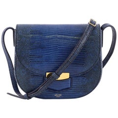 Celine Trotteur Crossbody Bag Lézard