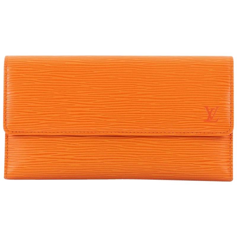 Louis Vuitton Porte Tresor International Wallet Epi Leather