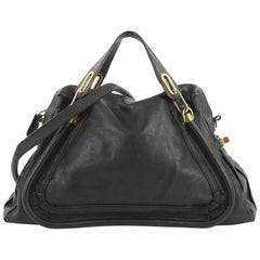 Used  Chloe Paraty Top Handle Bag Leather Large