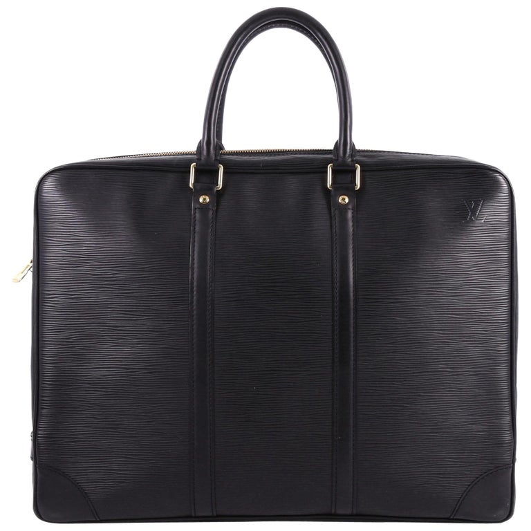 Louis Vuitton Porte-Documents Voyage Briefcase Epi Leather at 1stDibs