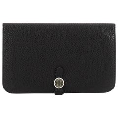 Hermes Dogon Combined Wallet Leather