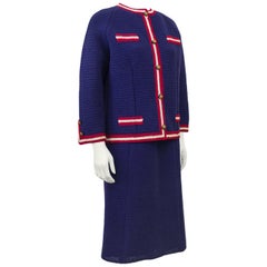 1960's Anne Rubin Dead Stock Crochet Chanel Style Suit