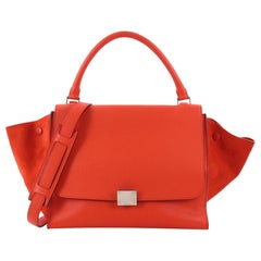  Celine Trapeze Handbag Leather Medium