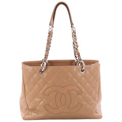 Chanel Grand Shopping Tote Quilted Caviar