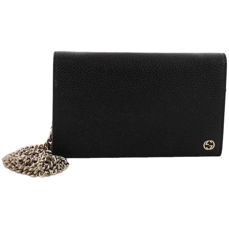 Gucci Betty Chain Wallet Leather
