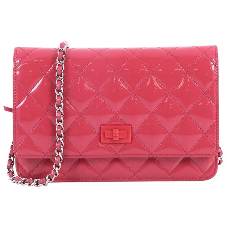 Chanel Reissue Wallet on Chain Quilted Patent