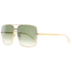 Celine Goldtone CL 41808/S Aviator-Style Sunglasses rt. $550