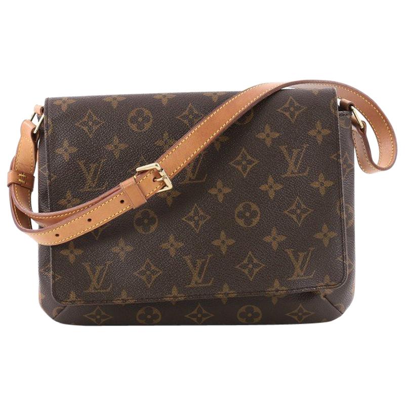 Louis Vuitton Musette Tango Handbag Monogram Canvas