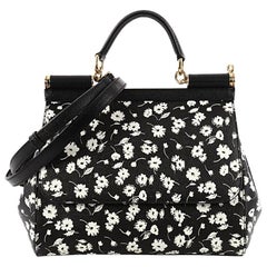 Dolce 
Gabbana Miss Sicily Handbag Printed Leather Medium