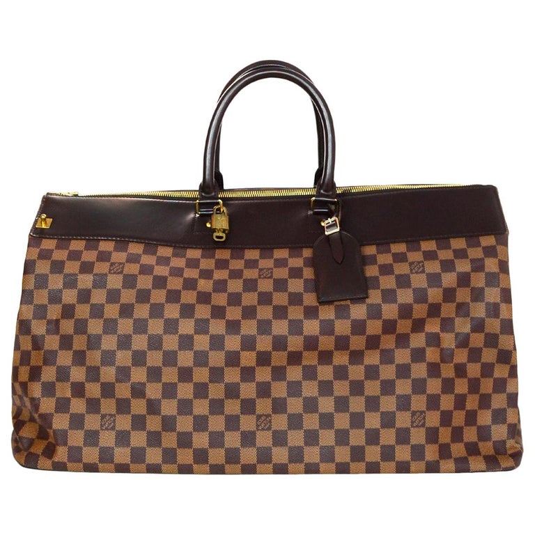 Louis Vuitton Damier Ebene Canvas Greenwich GM Travel Bag For Sale at 1stdibs