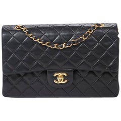 Chanel Classic Double Flap 26 Black Laether