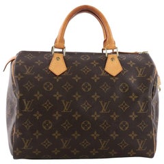 Louis Vuitton Speedy Handbag Monogram Canvas 30